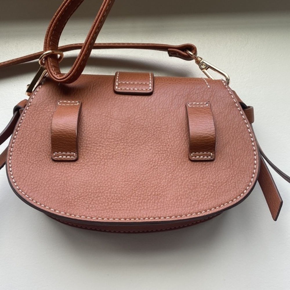 NWT Rachel Zoe Brown Faux Leather Crossbody - Picture 4 of 5